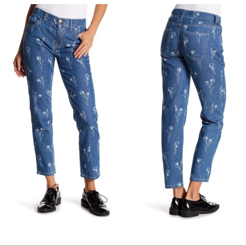 🆕NWT $50 off! Current/Elliott Tulip Print Jeans
